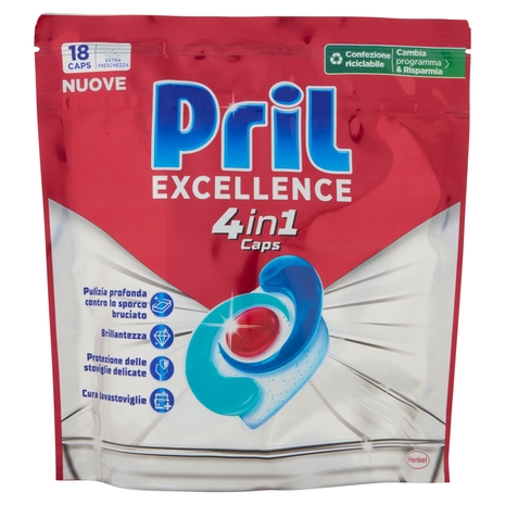 PRIL Excellence 4in1 Caps 18pz (325,8g)